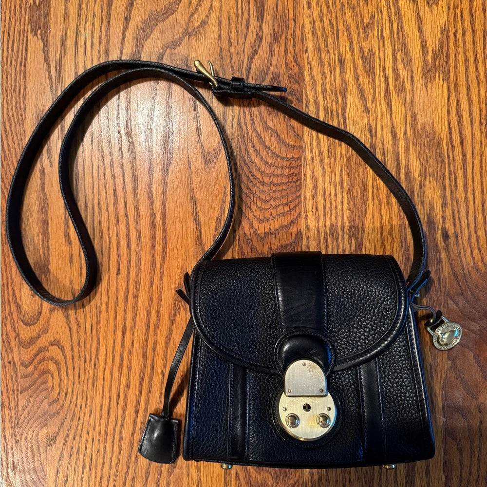 Dooney & Burke Black Pebble Leather Purse